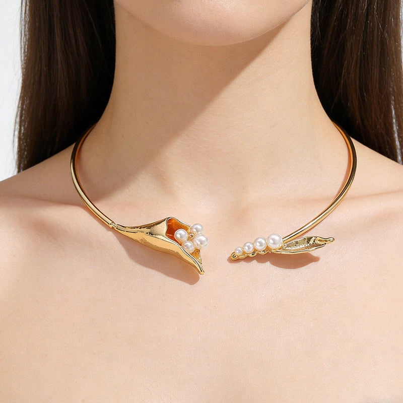 ▪︎ Collar Flor de Perla Vintage Y2K