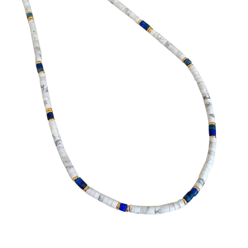 ▪︎ Collar Piedra Natural Textura Vintage