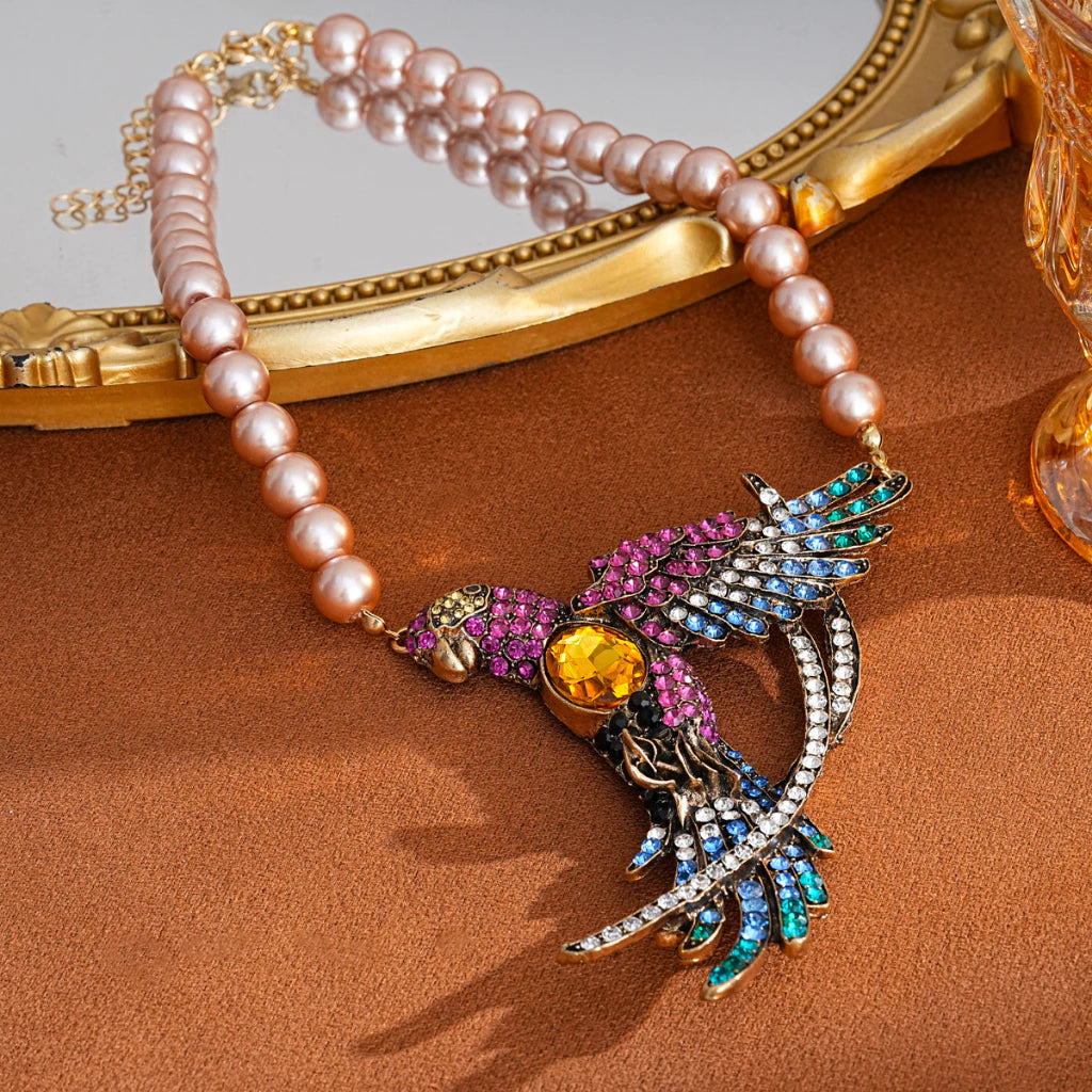 ▪︎ Collar Vintage Alas & Perlas Lumière