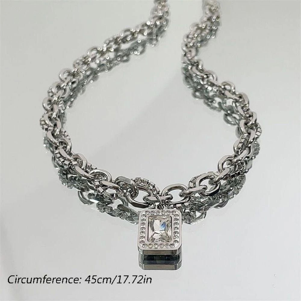 ▪︎ Collar Zirconia Cuadrada Eternal Shine