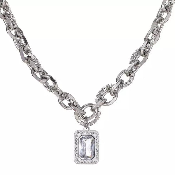 Collar Zirconia Cuadrada Eternal Shine - Sienna Collares