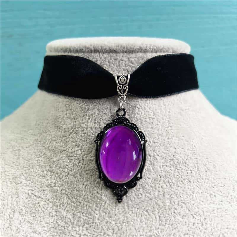 Gargantilla Terciopelo Vintage Noir - Sienna Collares