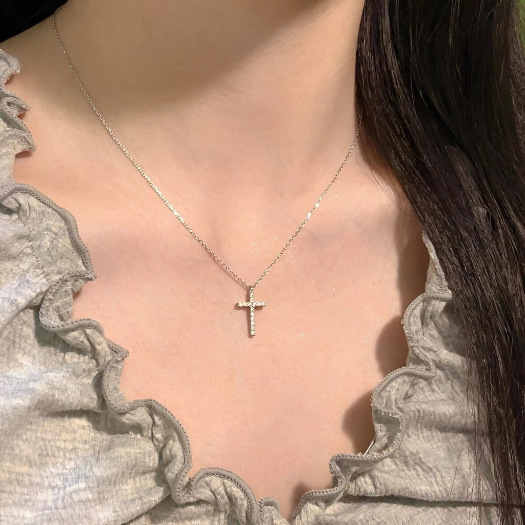 ▪︎ Collar Cruz Lumière Plata 925