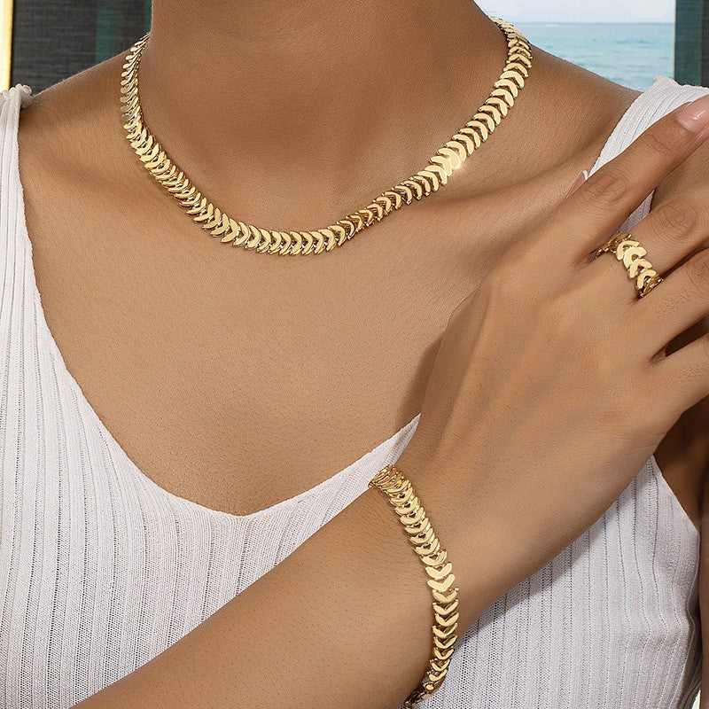 ▪︎ Collar Espiga Dorada Essential